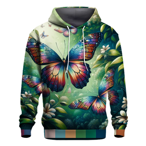 Enchanted Butterfly Haven Hoodie