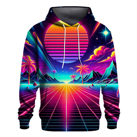 Retro 80s Synthwave Hoodie