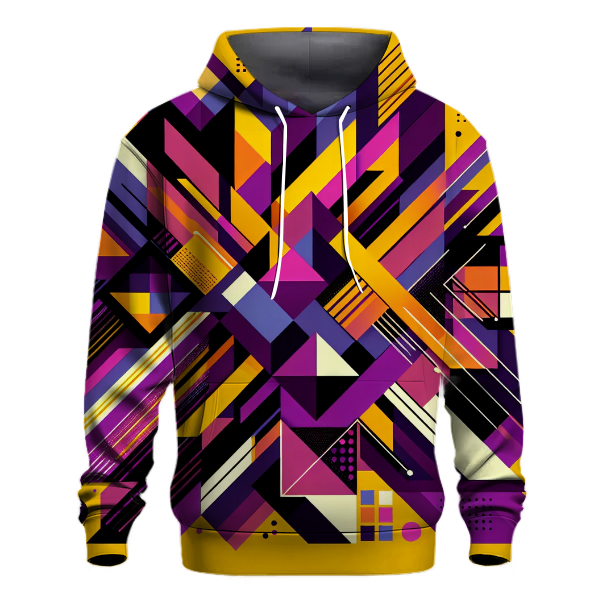 Groovy Geometric Flow Hoodie