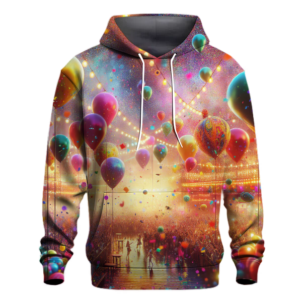 Vibrant Festival Scene Hoodie