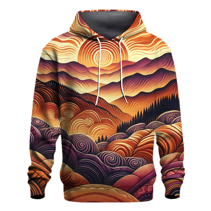 Earthy Sunset Overlook Hoodie