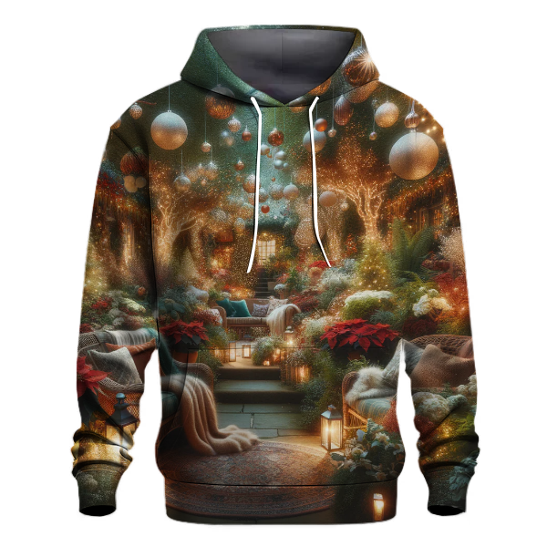 Illuminated Christmas Garden Hoodie