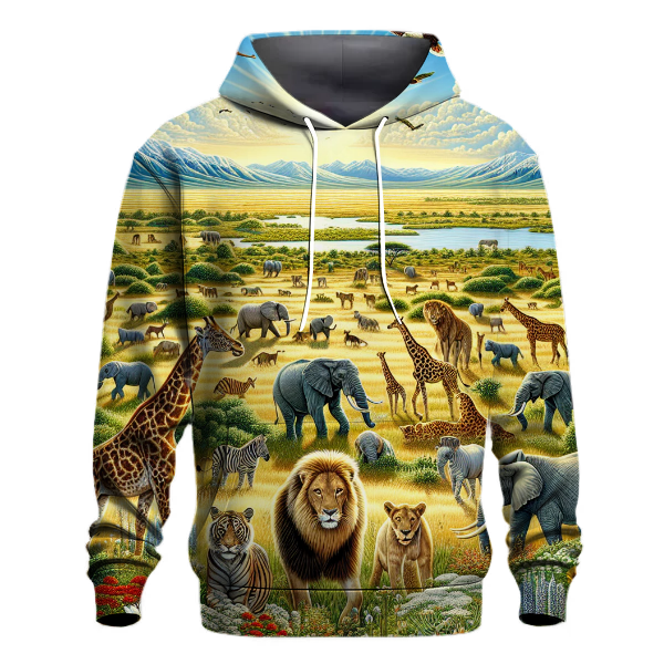 Wild Animal Safari Expedition Hoodie