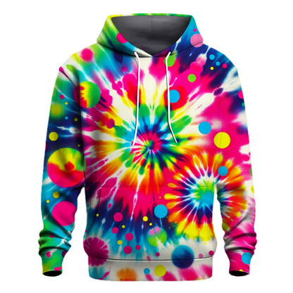 Retro Neon Splash Hoodie