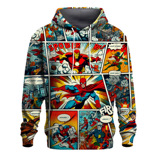 Vintage Comic Extravaganza Hoodie