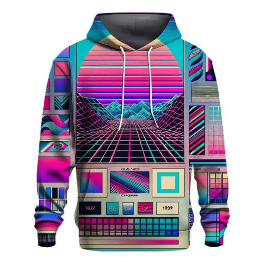 Electric Dreams Vaporwave Hoodie Lightweight Hoodies