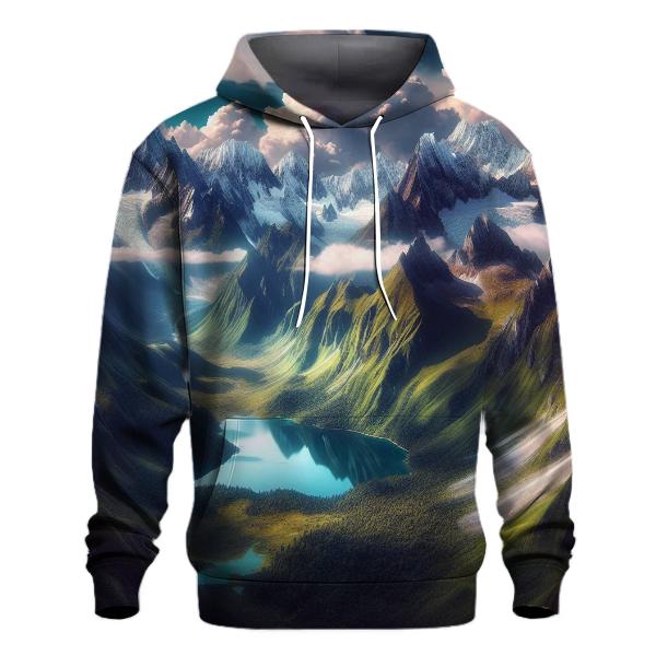 Wanderlust Mountainscape Hoodie