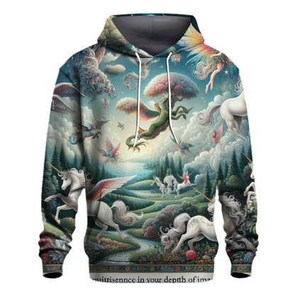 Whimsical Magical Creatures Hoodie