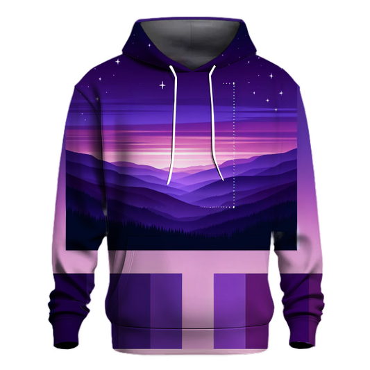 Violet Twilight Fade Hoodie