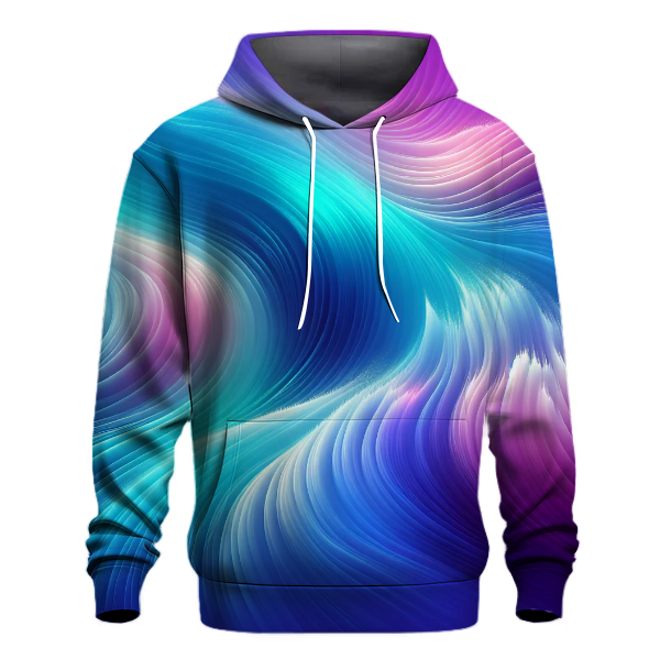 Arctic Aurora Gradient Hoodie Hoodie Designs