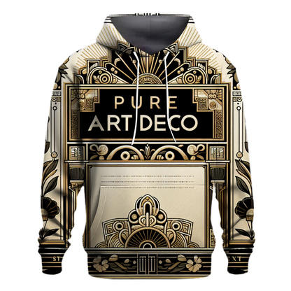 Art Deco Elegance Fusion Hoodie