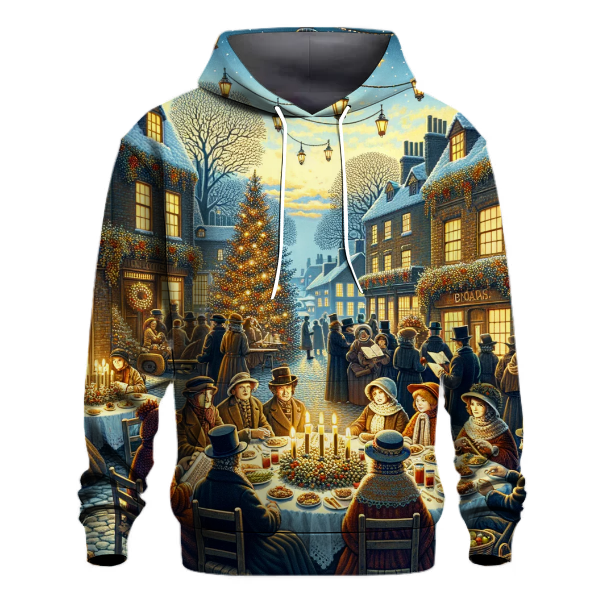 Classic Dickens Christmas Hoodie