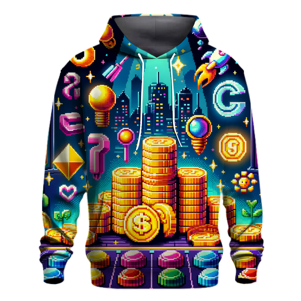 Retro Arcade Explosion Hoodie