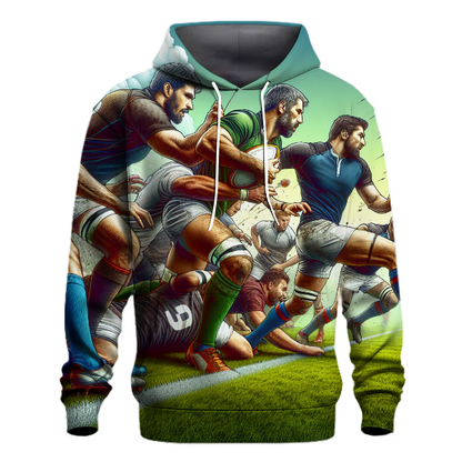 Rugby - Try Line Tackle Hoodie