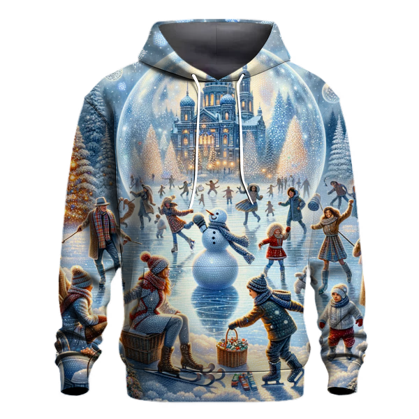 Whimsical Snow Globe Wonderland Hoodie