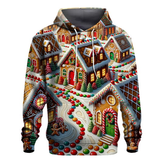 Gingerbread Village Christmas Hoodie