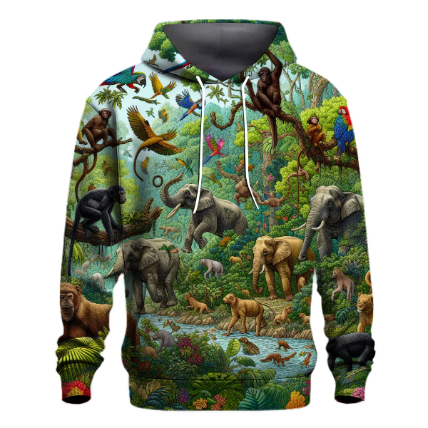 Wild Jungle Safari Adventure Hoodie