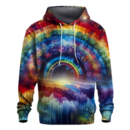 Stellar Rainbow Cascade Hoodie