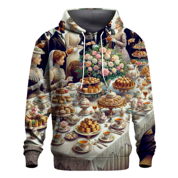 Victorian Christmas Tea Party Hoodie