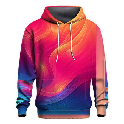 Electric Coral Fade Hoodie