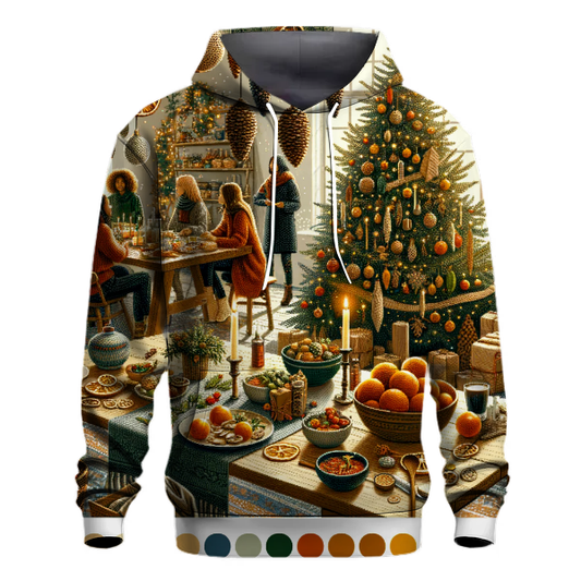 Sustainable Green Christmas Hoodie