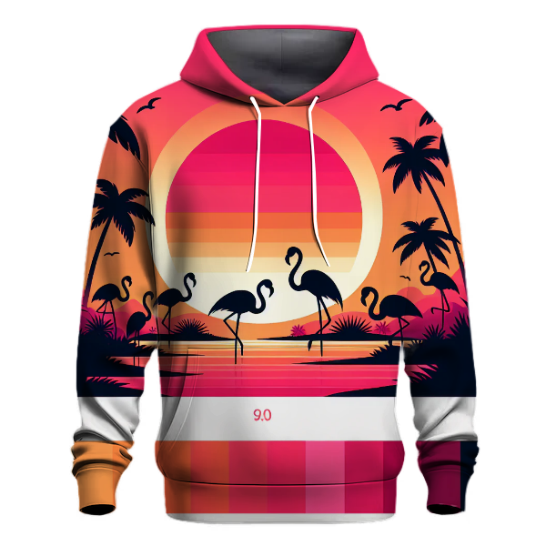 Flamingo Sunset Hoodie