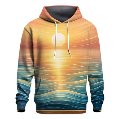 Sunrise Over Ocean Gradient Hoodie