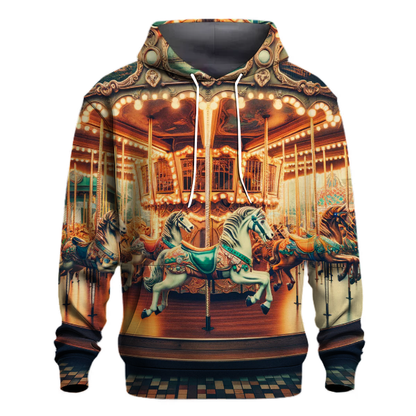 Vintage Carousel Dreams Hoodie