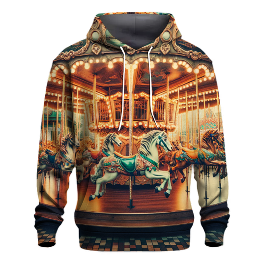 Vintage Carousel Dreams Hoodie