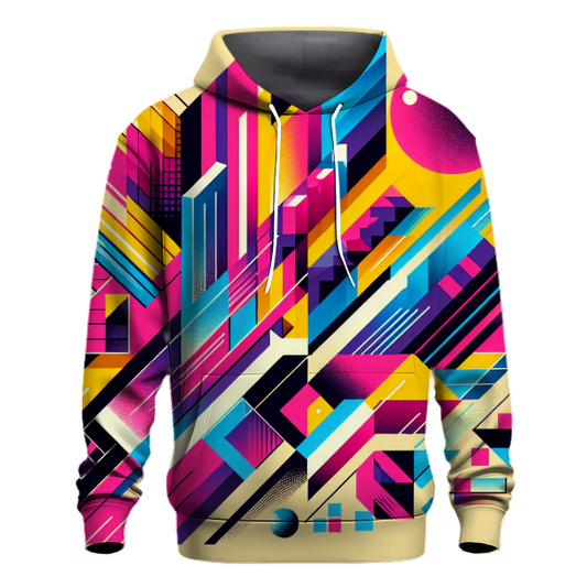 Vibrant 80s Aesthetic Hoodie