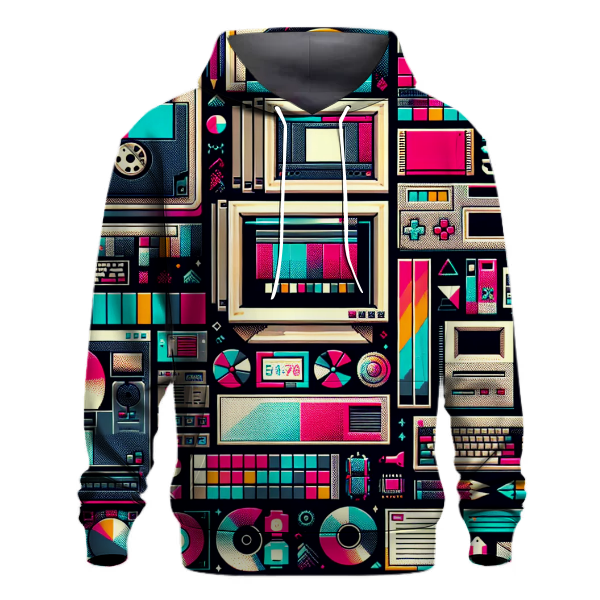 Digital Retro Tech Hoodie