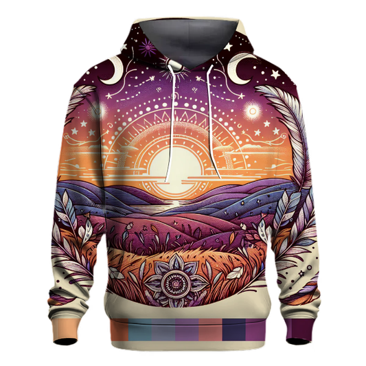 Dreamy Bohemian Sunset Hoodie