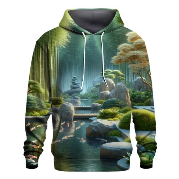 Zen Tranquil Gardens Hoodie