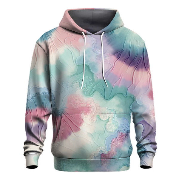 Whimsical Watercolor Tie-dye Design Hoodie