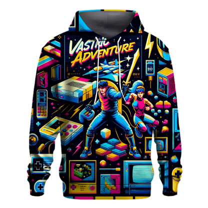 Vintage Video Game Adventure Hoodie