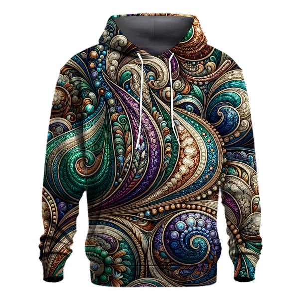 Vibrant Paisley Mosaic Hoodie