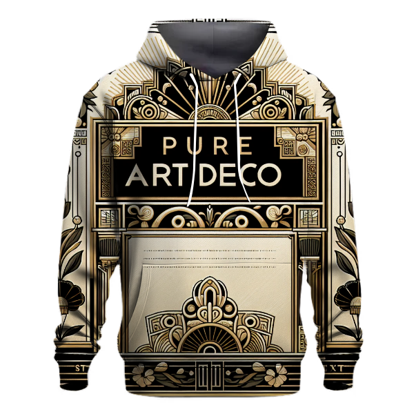 Art Deco Elegance Fusion Hoodie