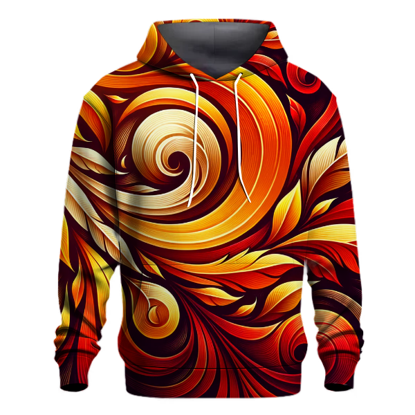 Fiery Autumn Gradient Hoodie