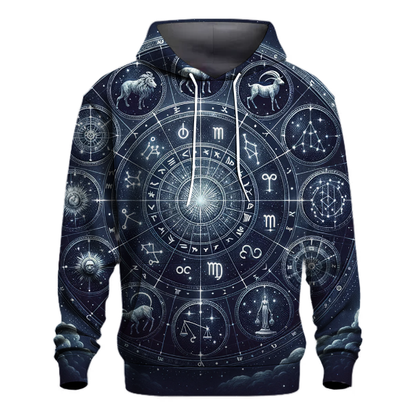 Celestial Zodiac Wheel Hoodie