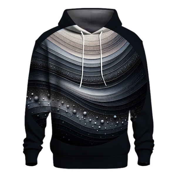 Charcoal Elegance Gradient Hoodie