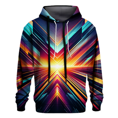 Electric Sunset Horizon Hoodie