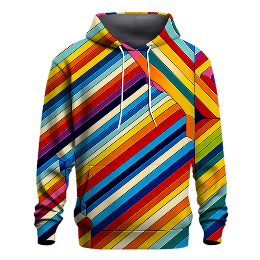 Rainbow Stripe Radiance Hoodie