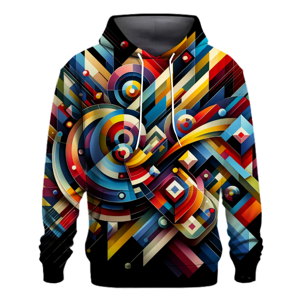 Abstract Geometric Fusion Hoodie