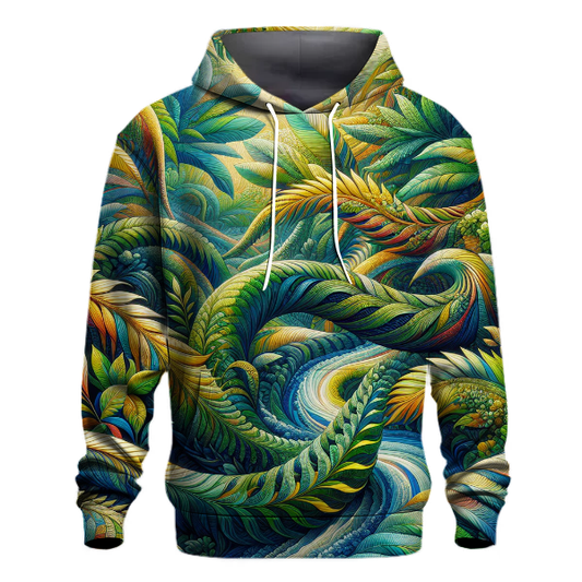 Vivid Rainforest Canopy Hoodie Hoodie Trends