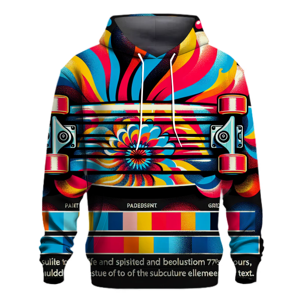 Vintage Skateboard Fun Hoodie