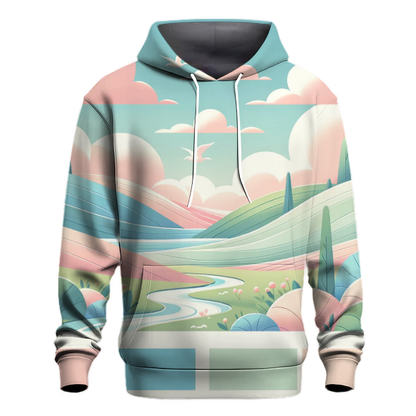 Dreamy Pastel Landscape Hoodie