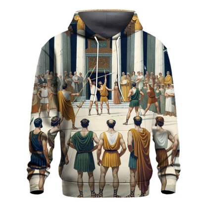 Javelin Throw - Ancient Greece Hoodie