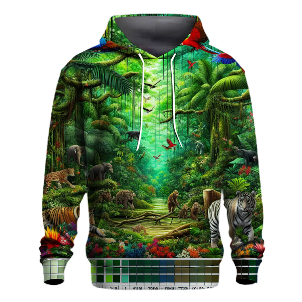 Vivid Jungle Adventure Hoodie