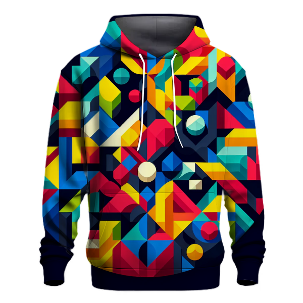 Color Burst Graphic Hoodie