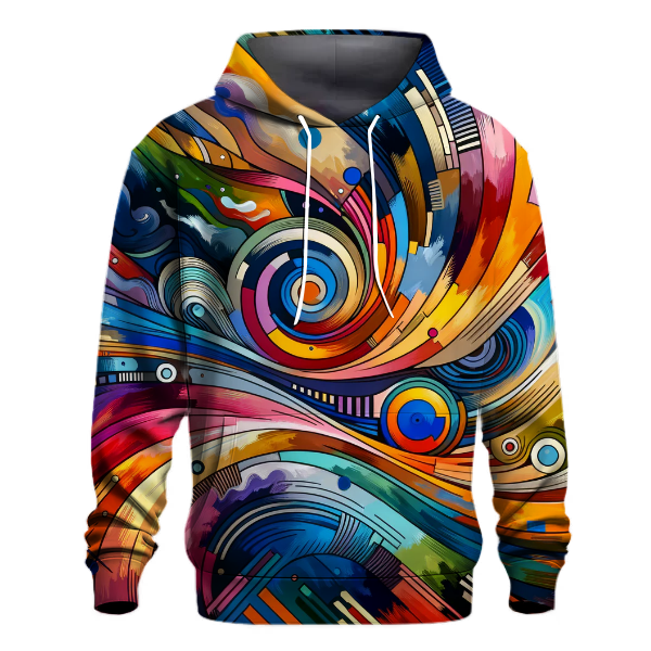 Artistic Brush Strokes Hoodie